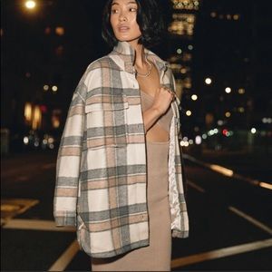 NWT Oversized Cozy Shirt Jacket from Abercrombie